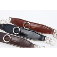 WHE Imperial Collection Leather Curb Chain