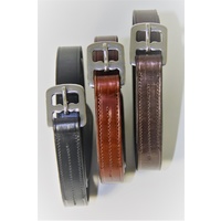 WHE Imperial Collection Plain Edge Childs Stirrup Leathers