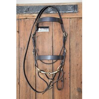 WHE In-Hand Bridle (Flat Browband and Flat Noseband)