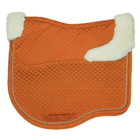 Zilco Estate Fleece Dressage Saddlecloth - Papaya PONY