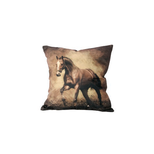 Cavallino Golden Glow Horse Cushion