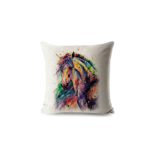 Cavallino Colourful Horsehead Cushion