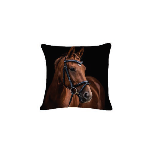 Cavallino Horsehead with Bridle Cushion