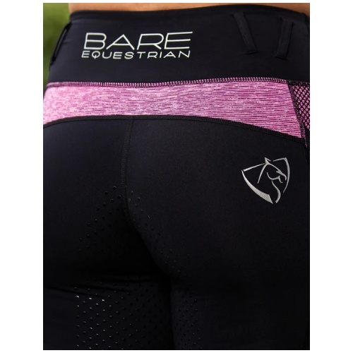 BARE Babes Performance Riding Tights - Neon Pink