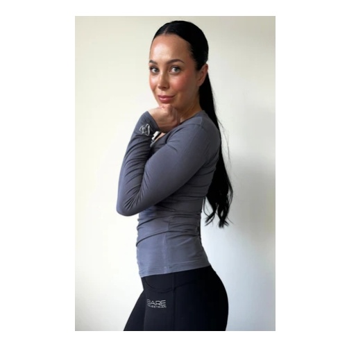 Bare Active Long Sleeve Tee Grey