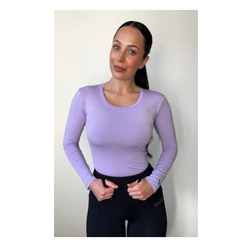 Bare Active Long Sleeve Tee Lilac