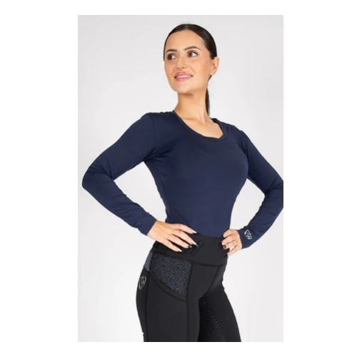 Bare Active Long Sleeve Tee Navy