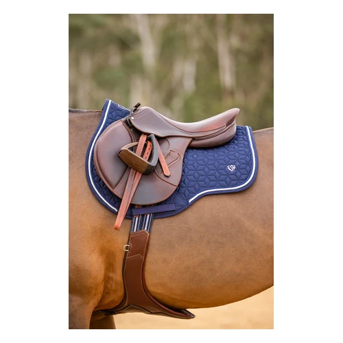 Bare Pro-Rider Dimension Saddle Pad - Jump Cut - Navy