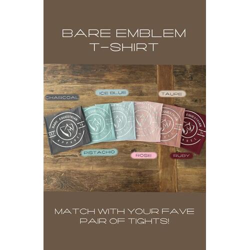 BARE Emblem T-Shirt - Ice Blue