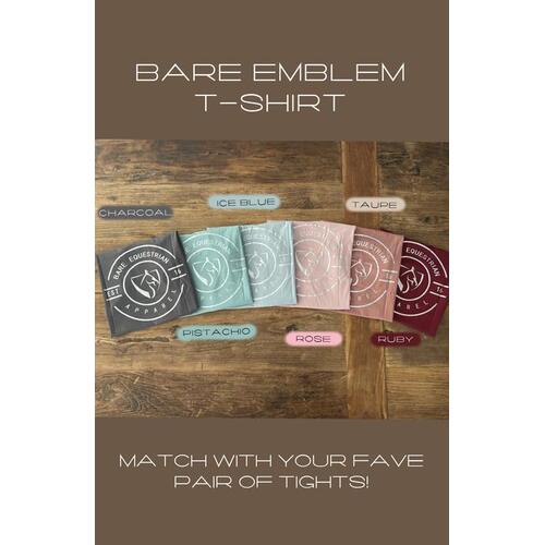 BARE Emblem T-Shirt - Rose