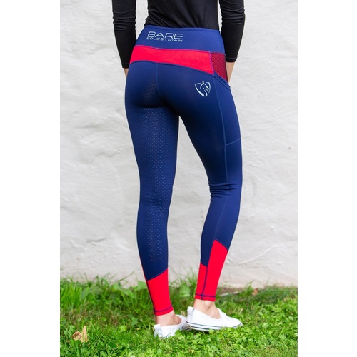 BARE Performance Tights - Oxford Red
