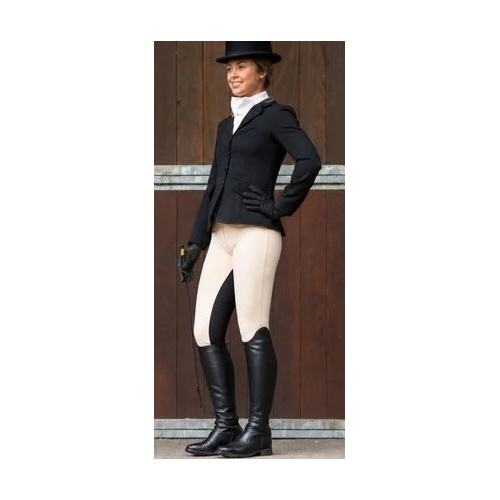 BARE Sculpt Hybrid Riding Breech Stone with Black Seat