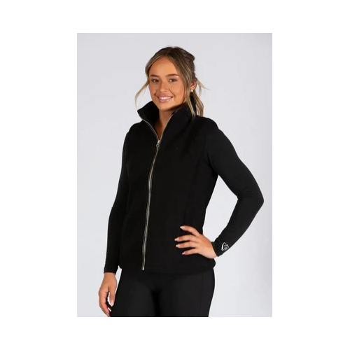 BARE Manor Teddy Winter Fleece Vest - Black