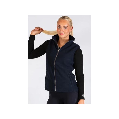 BARE Manor Teddy Winter Fleece Vest - Navy