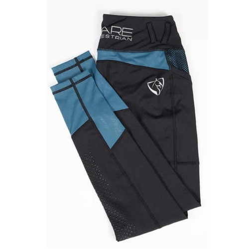 Bare Performance Riding Tights - Teal Glamour