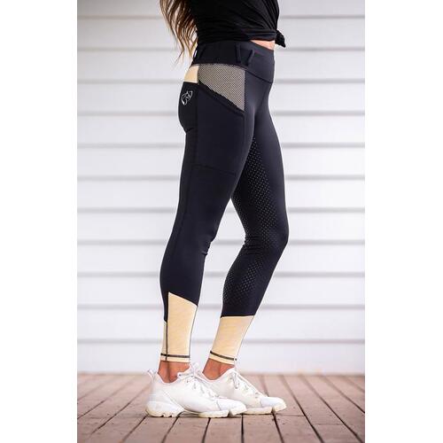 BARE Performance Tights Youth - Lemon