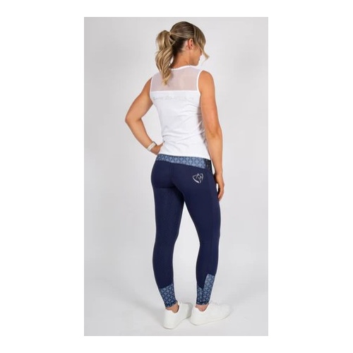 BARE Youth Performance Tights - Navy Nomad
