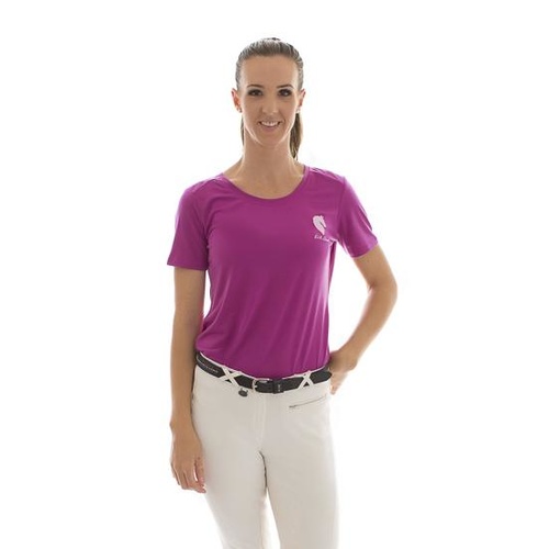 E.A. Direct Ladies Cavaletti Tee - Wild Purple