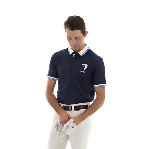 E.A. Direct Men's Polo Shirt Double - Navy