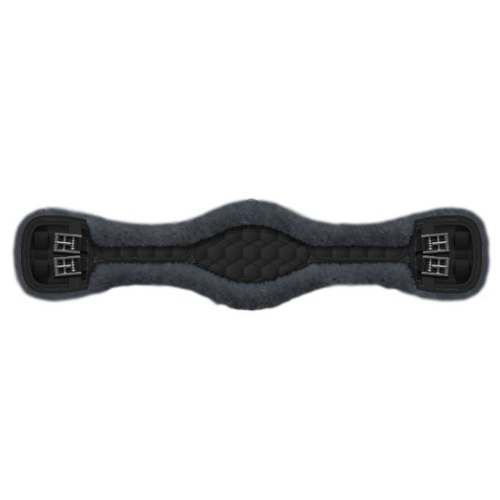 E.A Mattes Anatomic Girth - Dark Grey/Black Quilt