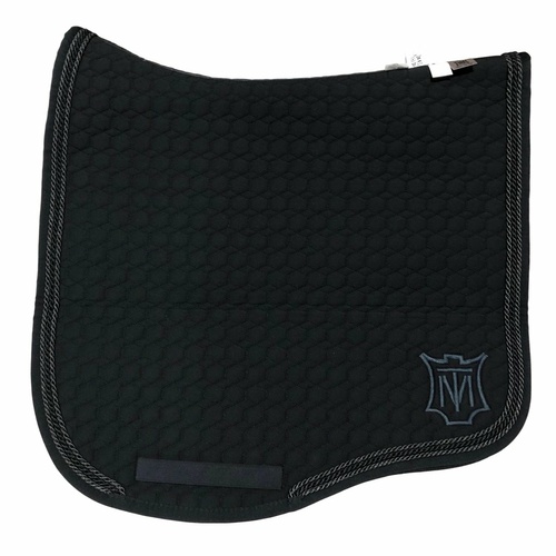 E.A Mattes Eurofit Saddle Pad - Black & Graphite