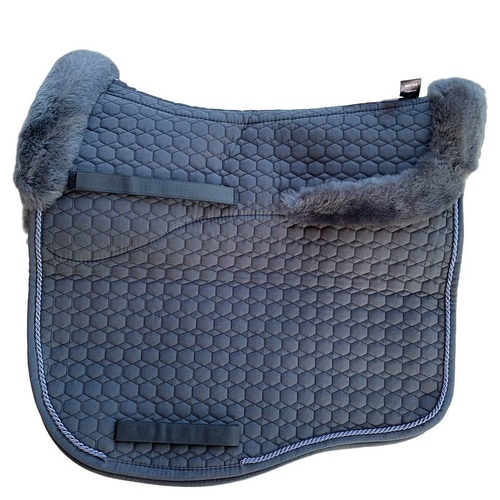 E.A Mattes Eurofit Full Fleece Saddle Pad - Graphite
