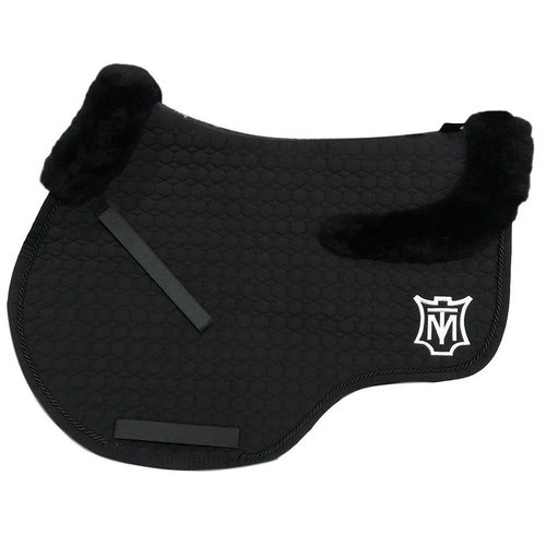 E.A Mattes Top Fleece Jump Saddle Pad - Black