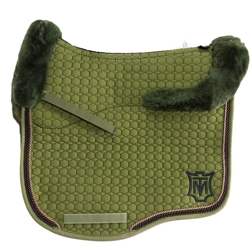 E.A Mattes Eurofit Top Fleece Saddle Pad - Olive