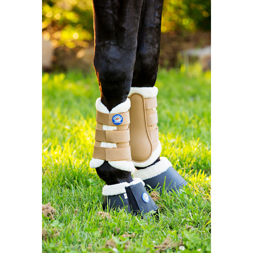 EquineNZ Breathable Wool Lined Brushing Boots
