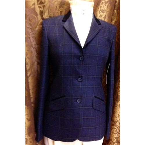 EQ Riding Jacket - Navy Check