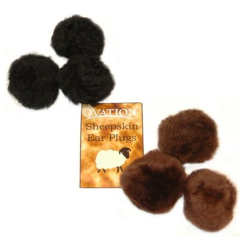 Ovation® Europa™ Sheepskin Ear Plugs- Pack 3