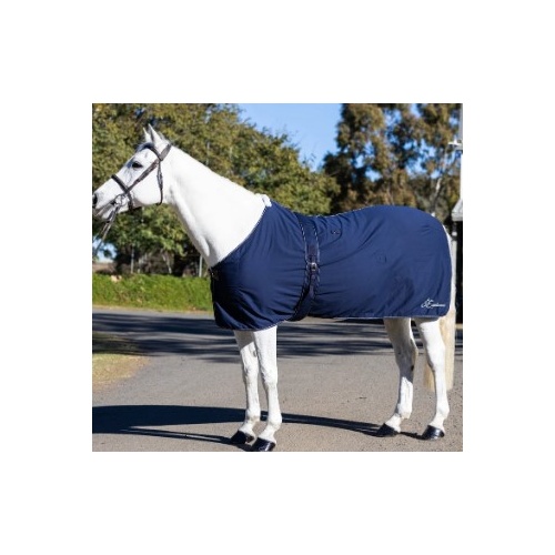 Earlwood Navy Show Rug + Tail Bag Set