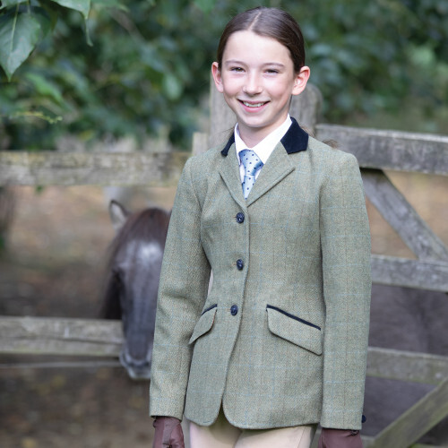Equetech Childs Thornborough Deluxe Tweed Riding Jacket