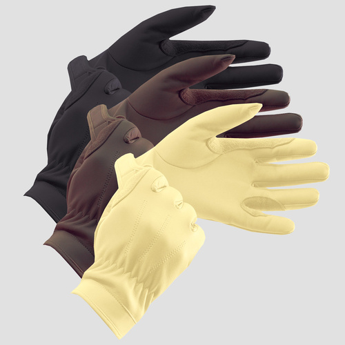Equetech Leather Show Gloves