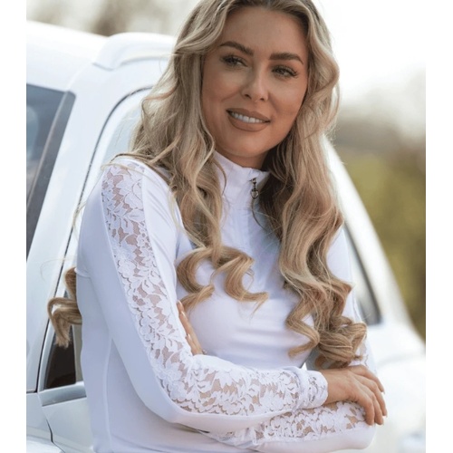 Equetech Natalia Long Sleeve Lace Comp Shirt