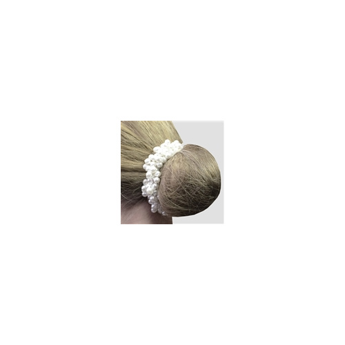Equetech Hair Scrunchie - Beaded Pearl