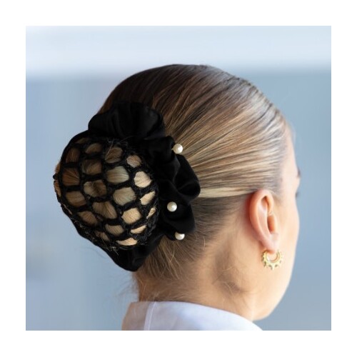 Equetech Satin Pearl Scrunchie