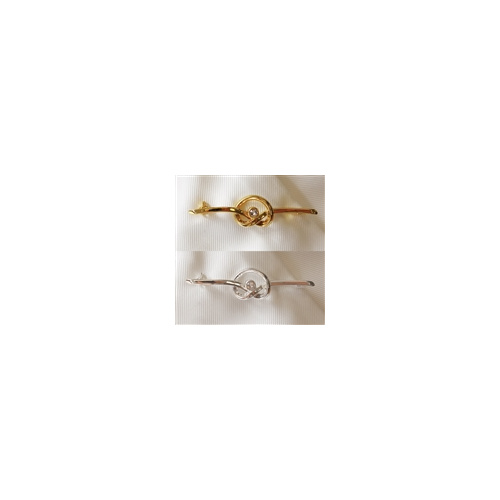 Equetech Stock Pin - Twirl Crystal