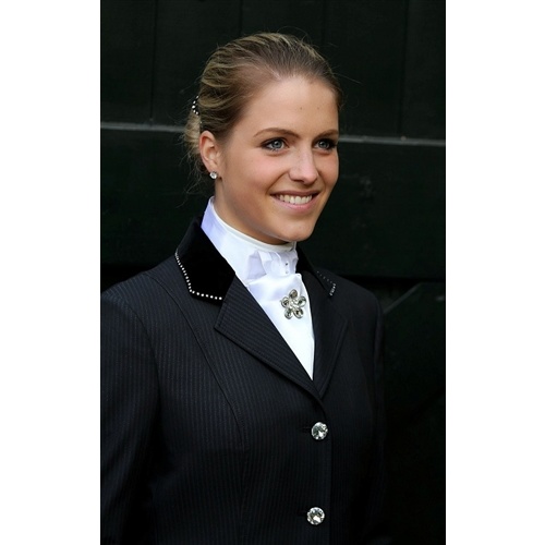 Horka Pretied Stock Tie - Strass