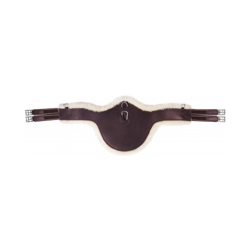 Horka Leather Studguard Girth with Sheepskin Lining