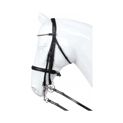 Horka Delgado White Padded Weymouth Bridle