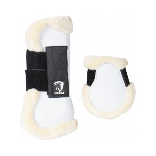 Horka PVC Fur Lined Leg Protectors (Set of 4)