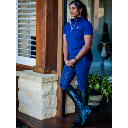 Peter Williams Ladies Storm Navy Riding Tights