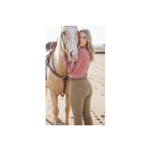 Peter Williams Sophia Riding Jeans - Khaki