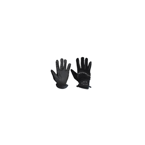 Red Horse Bling Gloves
