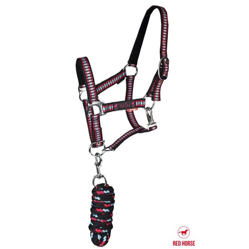Red Horse Halter Set