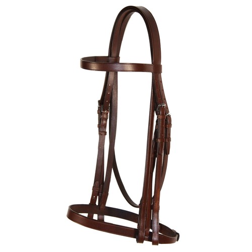White Horse Equestrian Plain Hunter Noseband (2.8cm wide)