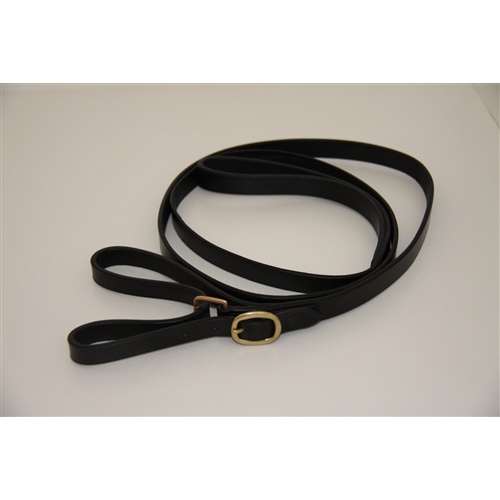 WHE Leather Butterfly Lead with Brass Swage Buckle