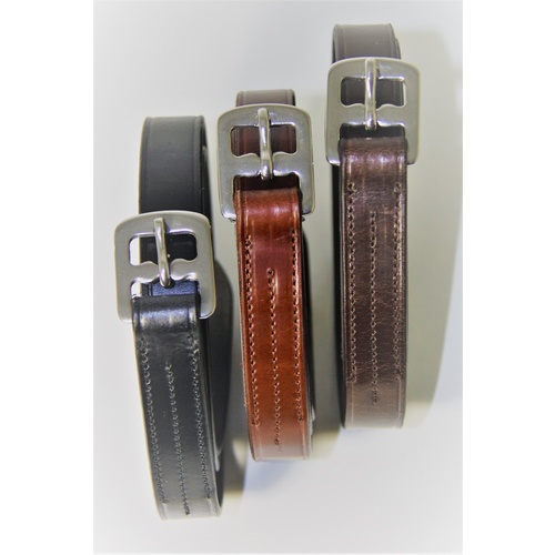 WHE Imperial Collection Plain Edge Childs Stirrup Leathers